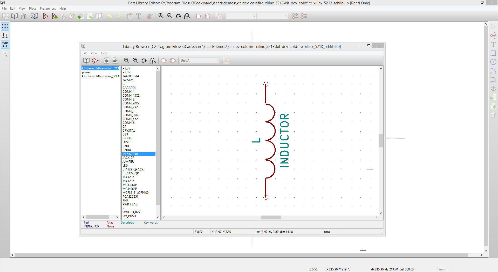 Library browser. Катушки индуктивности KICAD. KICAD рамка ЕСКД. KICAD схема по ГОСТ. Посадочные места в KICAD для катушки индуктивности.